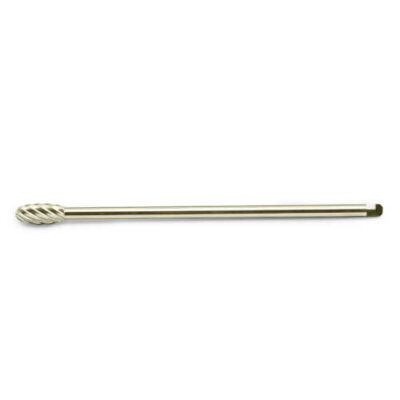 Omega O4070N 4mm Oval Surgical Bur with J-notch