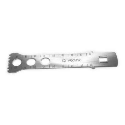 Omega Surgical AGC-296 Orthopaedic Sagittal Saw Blade for Aesculap systems