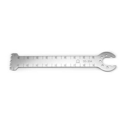 Omega SS-304 Sagittal Saw Blade compatible with Synthes Zimmer and Arthrex