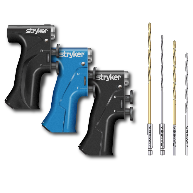 Stryker Compatible Twist Drill Bits