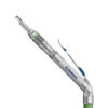 Omega MRF18TA15 1.5mm Router Dissection tool replacement F1/8TA15 in a Midas Rex PM710 MR7 Touch handpiece and EM200 Stylus and AVS08 and AF01 attachment